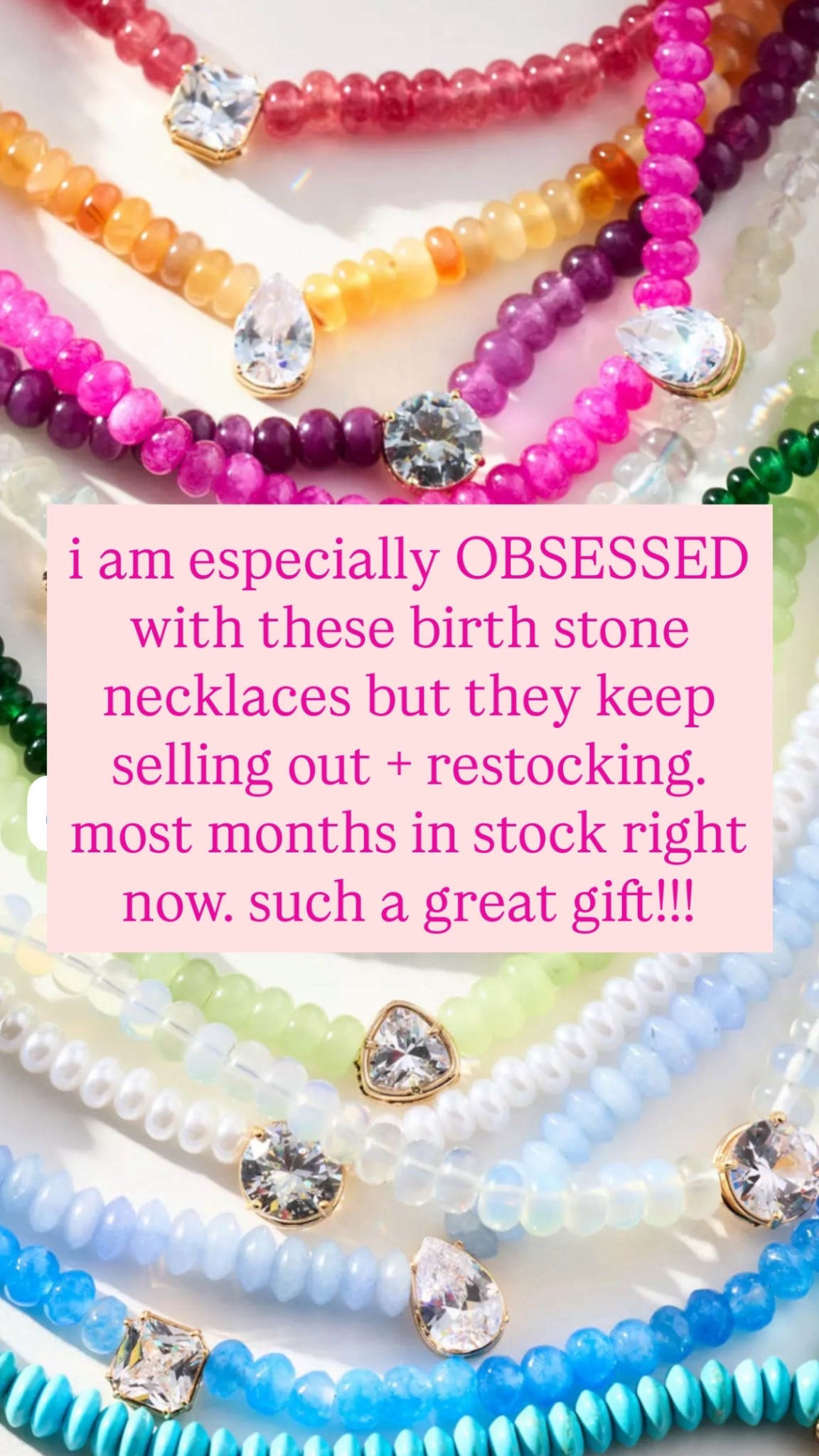 gorgeous birth stone necklaces on sale at anthropologie !! such a great christmas gift 

#LTKCyberWeek #LTKHoliday #LTKGiftGuide