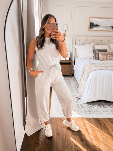 Last day to save 15% on this adorable jumpsuit from Abercrombie! This fits true to size - I have a small. 

#LTKfindsunder100 #LTKsalealert #LTKtravel