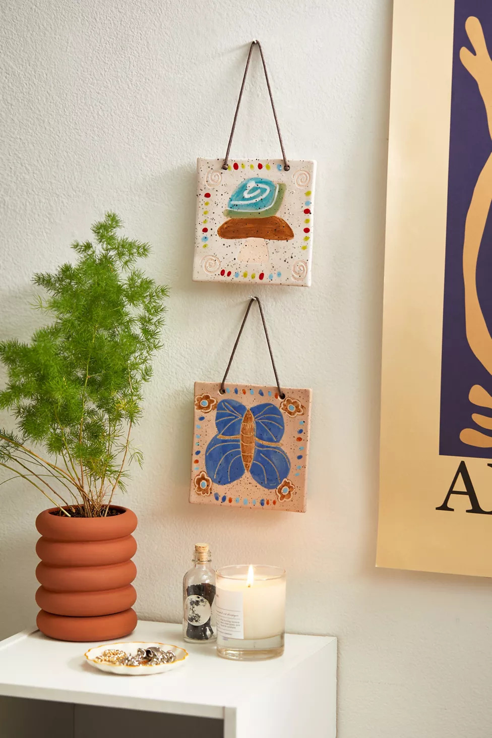 Critter Tile Wall Hanging | Urban Outfitters (US and RoW)
