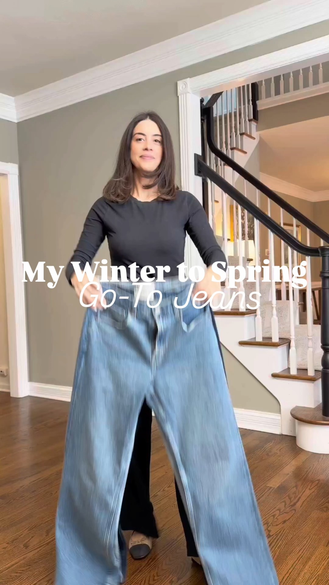 Winter to Spring jeans I’m wearing on repeat 🤍
These are the pair I keep reaching for because they work with boots, loafers, sneakers… basically everything in my closet right now.

They all run tts and I’m wearing a size 27 / regular in all styles
I’m 5’6 for reference 
@abercrombie @Madewell 

#LTKSaleAlert #LTKSeasonal