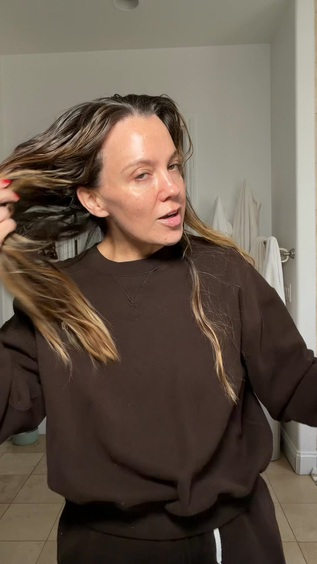 post hair wash hair routine
