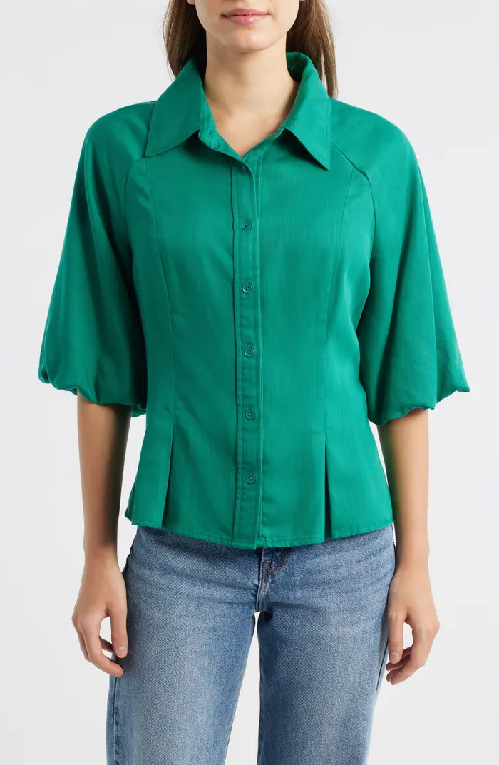 Bubble Sleeve Shirt | Nordstrom