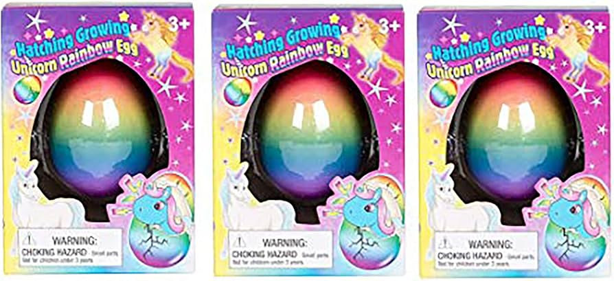 Master Toys & Novelties Surprise Growing Unicorn Hatching Rainbow Egg - Hatch and Grow for Easter... | Amazon (US)