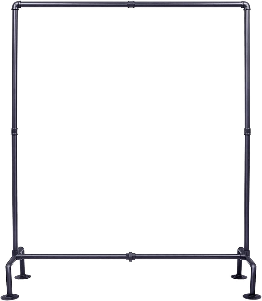 OROPY Industrial Pipe Clothing Rack Free Standing, Heavy Duty Detachable Clothes Rack with 4 Stab... | Amazon (US)