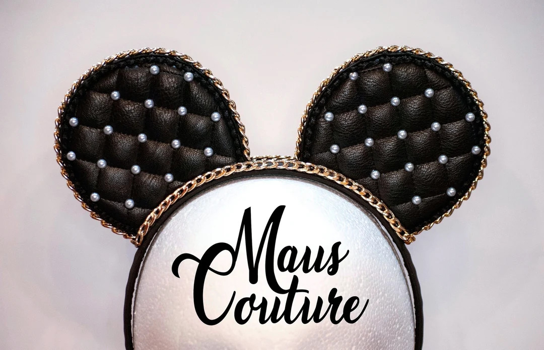 Quilted Chic Minnie Ears - Etsy | Etsy (US)
