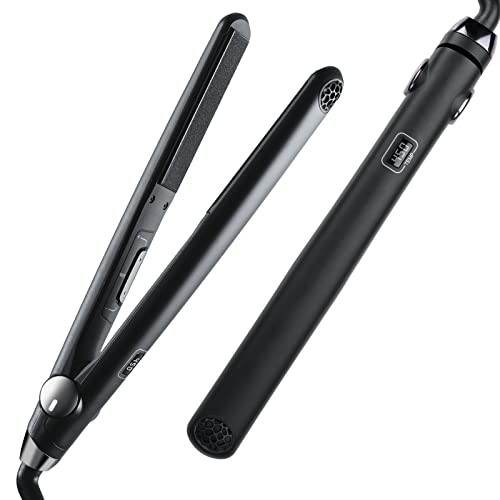 TYMO SWAY Hair Straightener with 10s Fast Heating, 1 Inch Professional Flat Iron Curling Iron in One with 32 Adjustable Temp, Automatic Shut Off, Dual Voltage | Amazon (US)