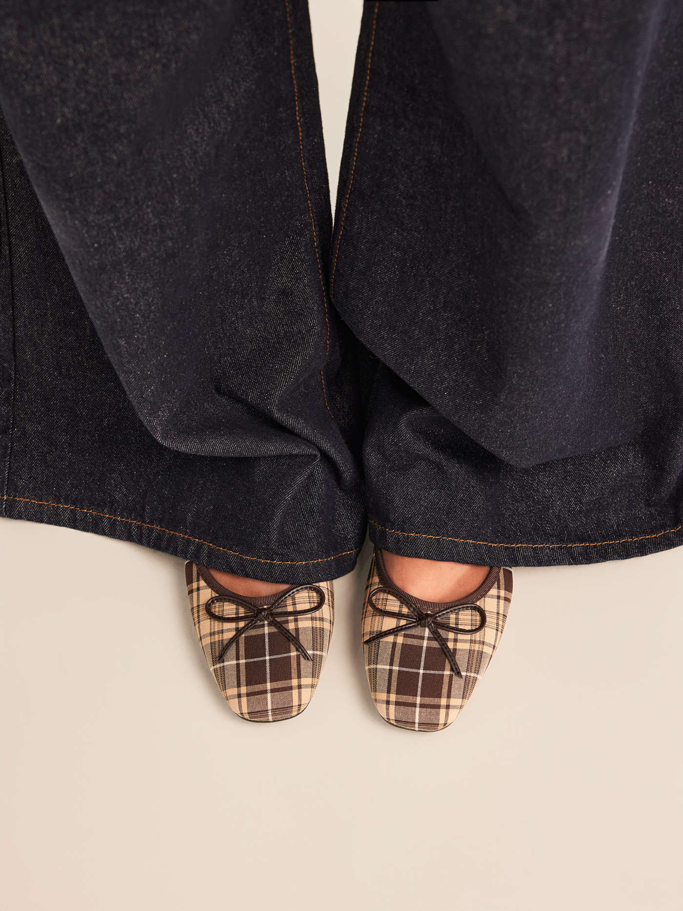 Bowknot Decor Square Toe Ballet Mary Jane Flats For Daily Casual Vacation | Cider