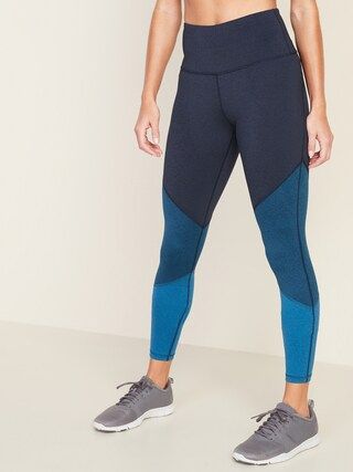 Women / Shop All ActivewearHigh-Waisted Elevate Color-Blocked Compression Leggings for Women | Old Navy (US)