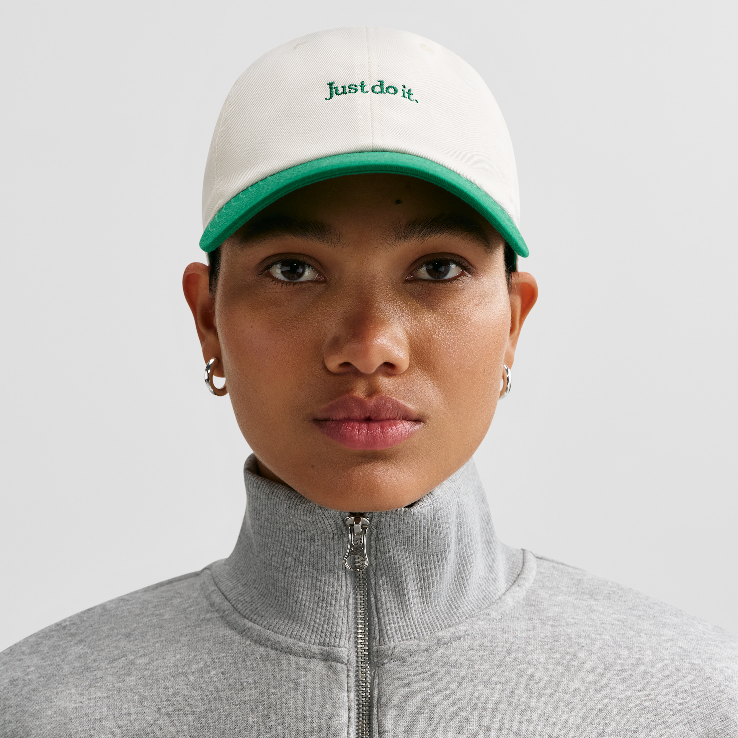 Nike Unisex Club Unstructured JDI Cap in White | FB5370-138 | Nike (US)