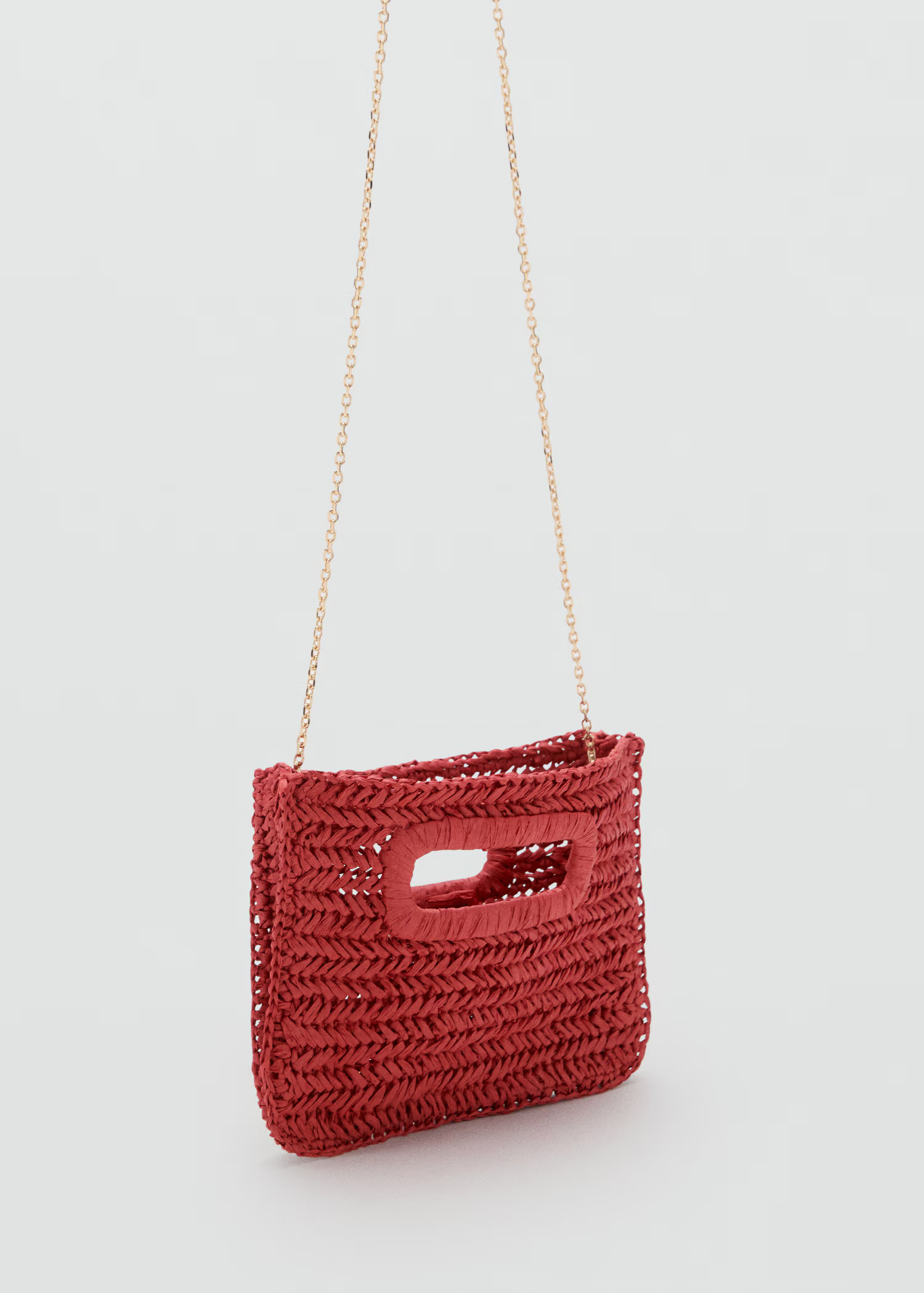 Natural fiber bag - Women | MANGO USA | Mango (US/MX/AU)