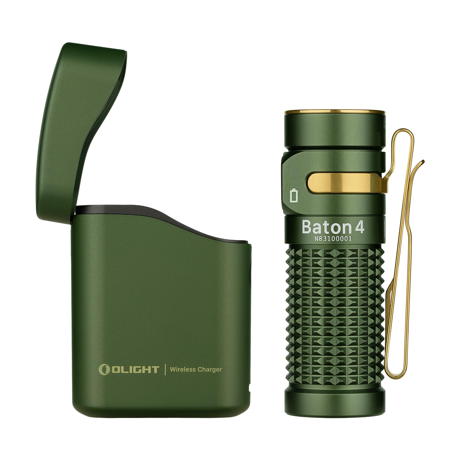 OLIGHT Baton4 EDC Flashlight Kit 1300 Lumens High Brightness with Charging Case, Compact Size wit... | Amazon (UK)