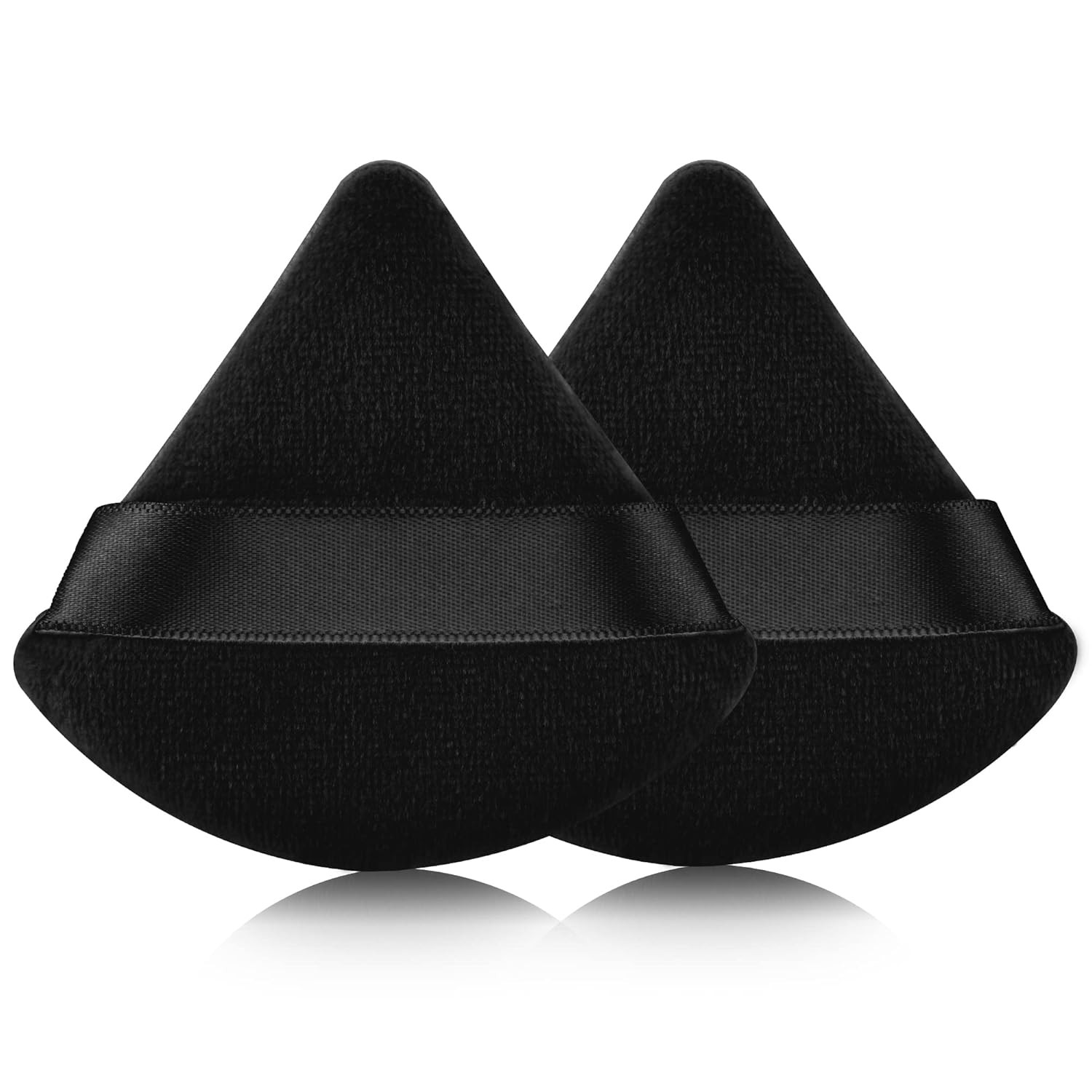 2 Pcs EVAOUXIU Triangle Powder Puff for Face Powder, Soft Plush Setting Powder Puff, Velour Cosme... | Amazon (US)