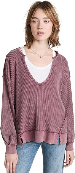 Free People Women's Buttercup Thermal Top | Amazon (US)