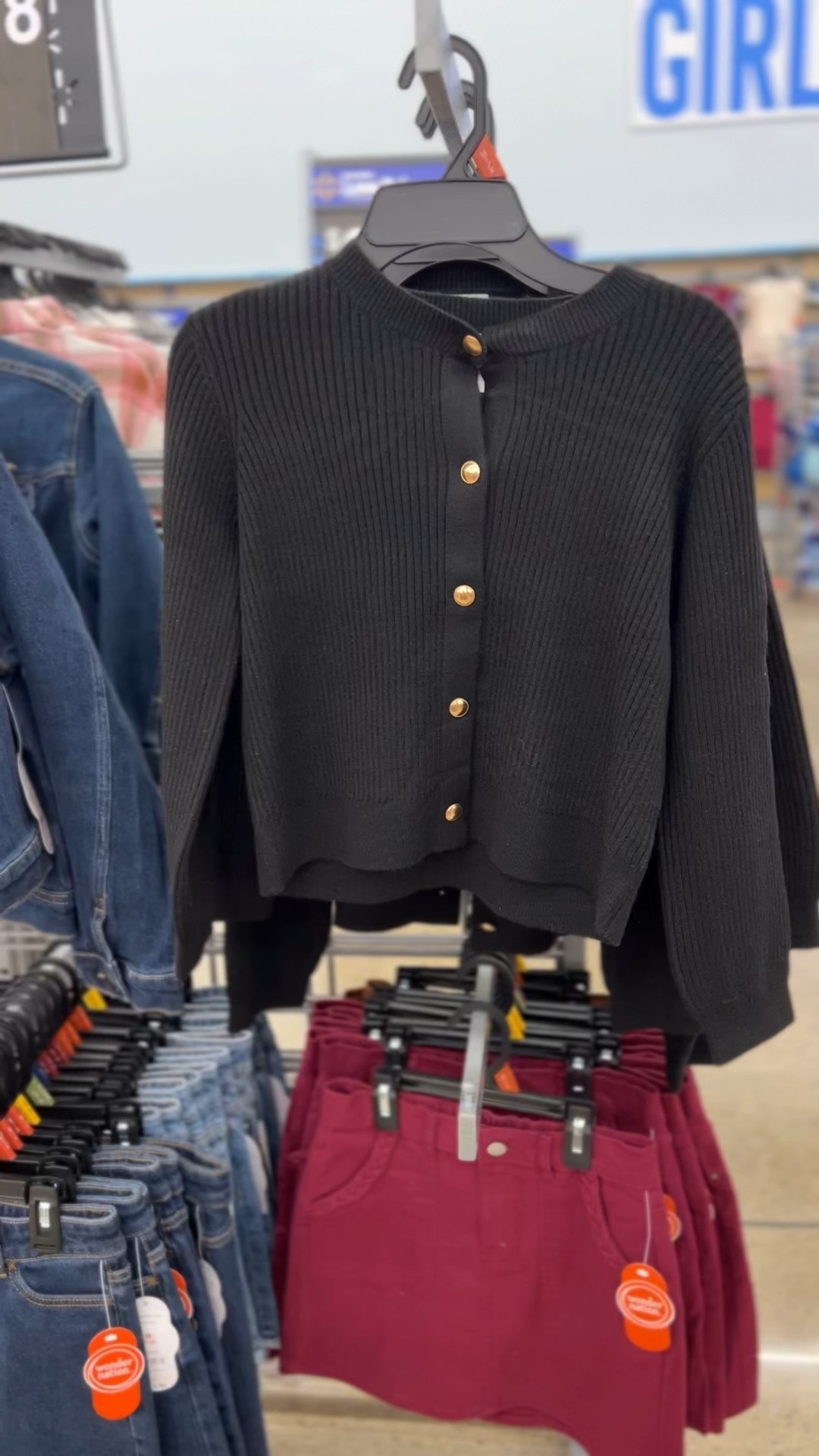 Little girls cardigans at Walmart, love the button detail. Acrylic/polyester blend. #walmartfashion #walmartkids 

#LTKKids #LTKFindsUnder50