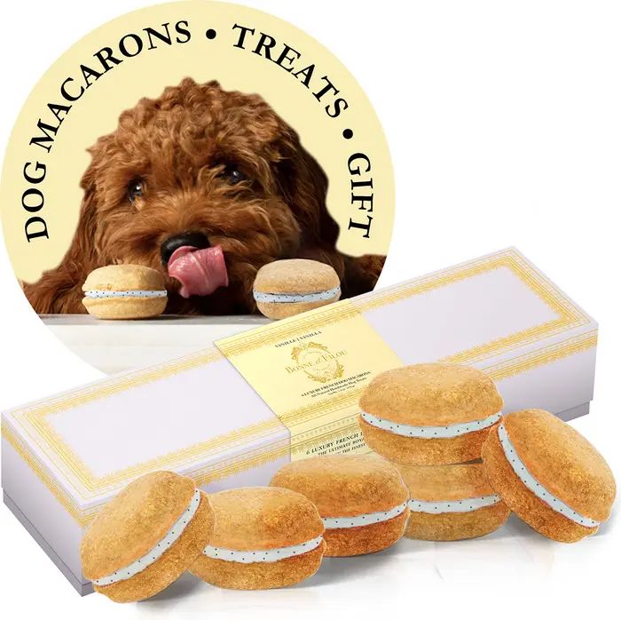 BONNE ET FILOU Vanilla Macarons Dog Treats | Nordstrom | Nordstrom