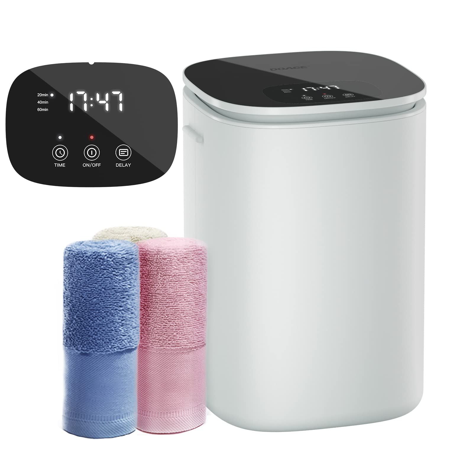 DOACE Towel Warmer Bucket, 26L Large Hot Towel Warmer with LED Display, Heat Timer 20/40/ 60 Min Adj | Amazon (US)