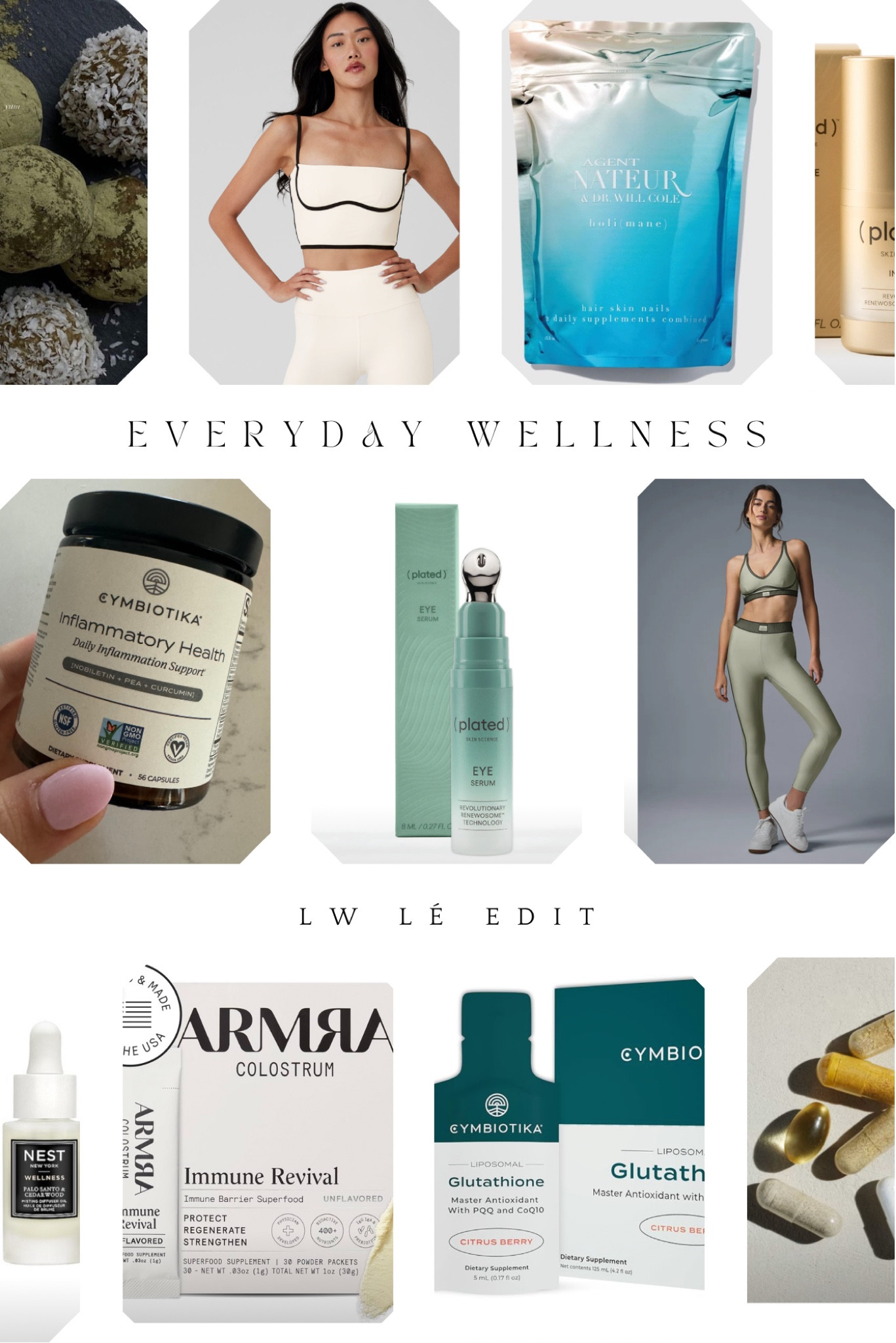 Current everyday wellness favorites! Can’t live without my ARMRA! 

#supplement #guthealth #alo #aloyoga #lululemon #agentnateur #collagen #hair #skin #eyecream #plated #cymbiotika #nest #candle #votivo #serum #skincare

#LTKFitness #LTKActive #LTKBeauty