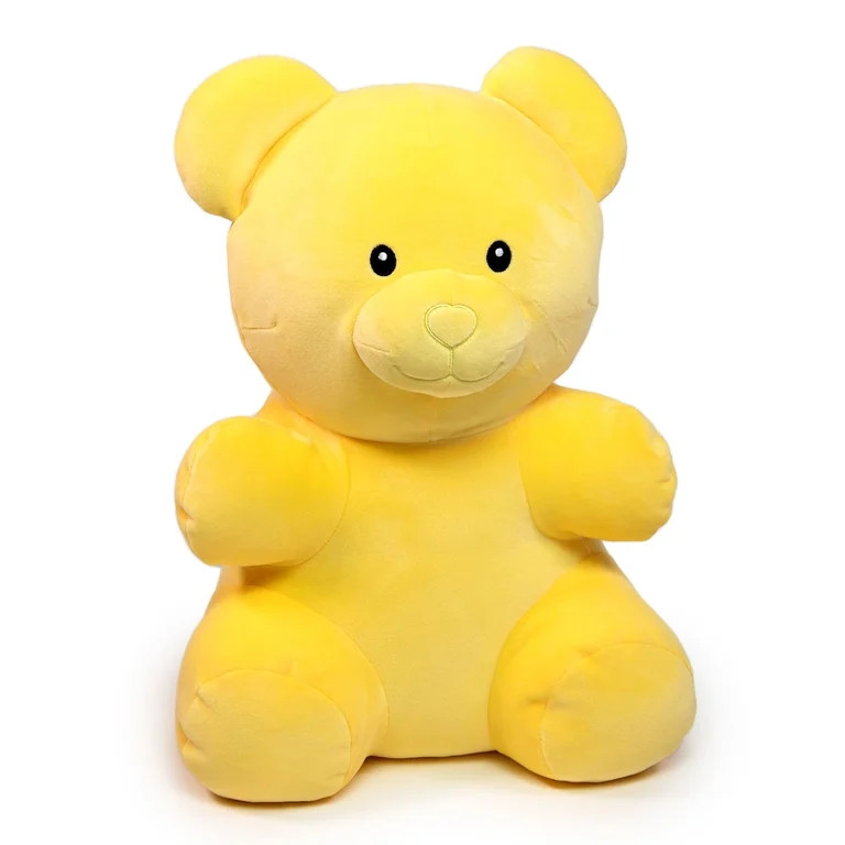 Valentine's Day Yellow Gummy Bear Plush, 16 in, by Way To Celebrate | Walmart (US)