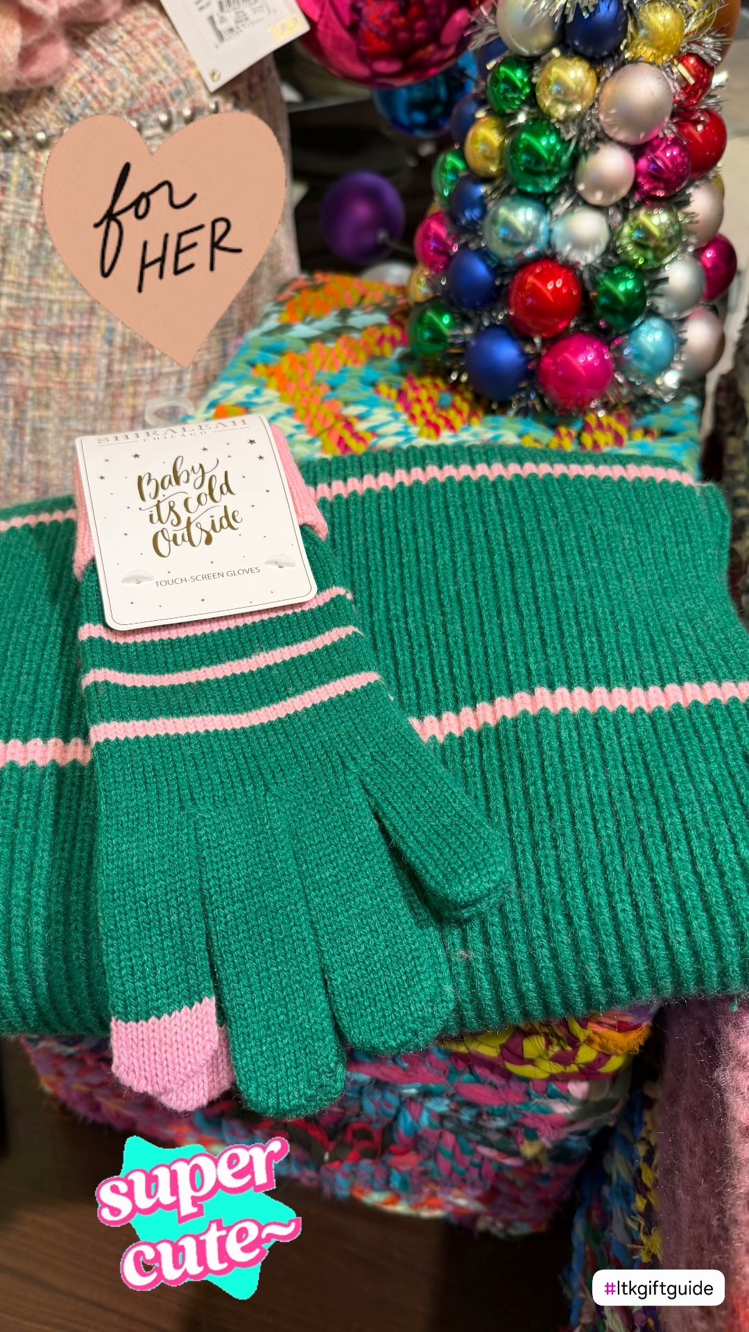 Gift for Her 🎁💚🩷
I’m such a sucker for all things green & pink — and this matching glove + scarf set is just too cute! Cozy, colorful, and perfect for winter gifting.

A fun, preppy little add-on for her holiday wardrobe. Love this set! ❄️✨

#LTKmomlife #LTKSeasonal #LTKFindsUnder50 #LTKBeauty #FashionFinds #PreppyStyle #StyleCrush #OutfitIdeas #ColorLovers #GiftGuide #HolidayWishlist #NewReleases #WhatIWore #SeasonalStyle #DressToImpress #HolidayFashion #LTKHoliday #LTKGiftGuide #LTKCyberWeek #Shiraleah 

gift
gift idea
gift for her
holiday gift
cozy gifts for her
winter gift
winter accessories
gift for mom
scarf
gloves
touch screen gloves
matching scarf and gloves
gift set
affordable gifts
gifts under $50
colorful winter accessories
preppy style
cute cold weather accessories
holiday gift ideas
women’s accessories

Shop this cozy combo set below👇


#LTKmomlife #LTKSaleAlert #LTKHoliday