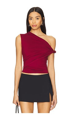 superdown Alessia Top in Oxblood from Revolve.com | Revolve Clothing (Global)
