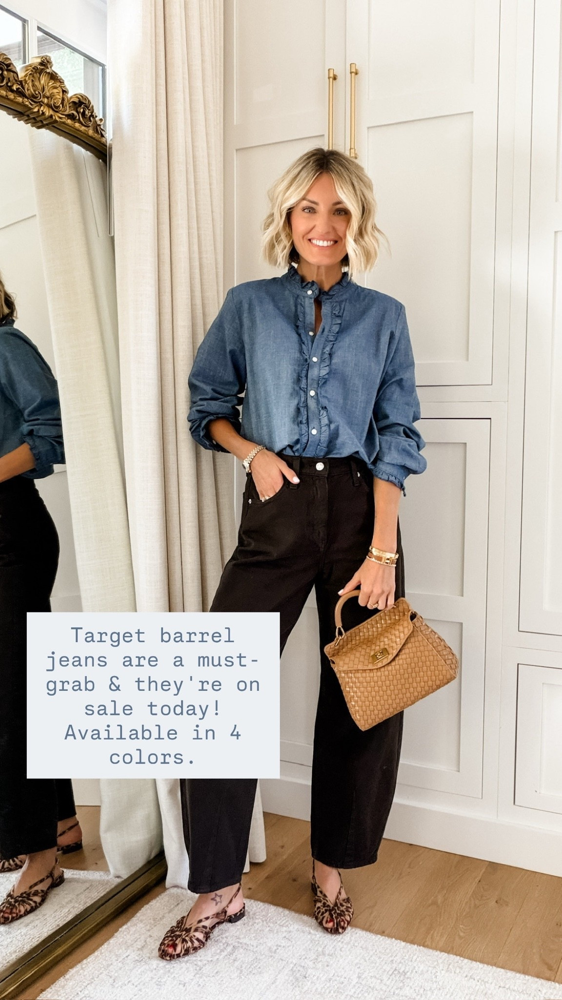 Target barrel jeans are a must-grab while they’re on sale! Love this shape for an elevated fall look 👏🏼 wearing small top, 4 jeans

Loverly Grey, Target style, Target finds, barrel jeans, brown jeans, fall outfit, fall fashion, affordable fashion, women’s denim
