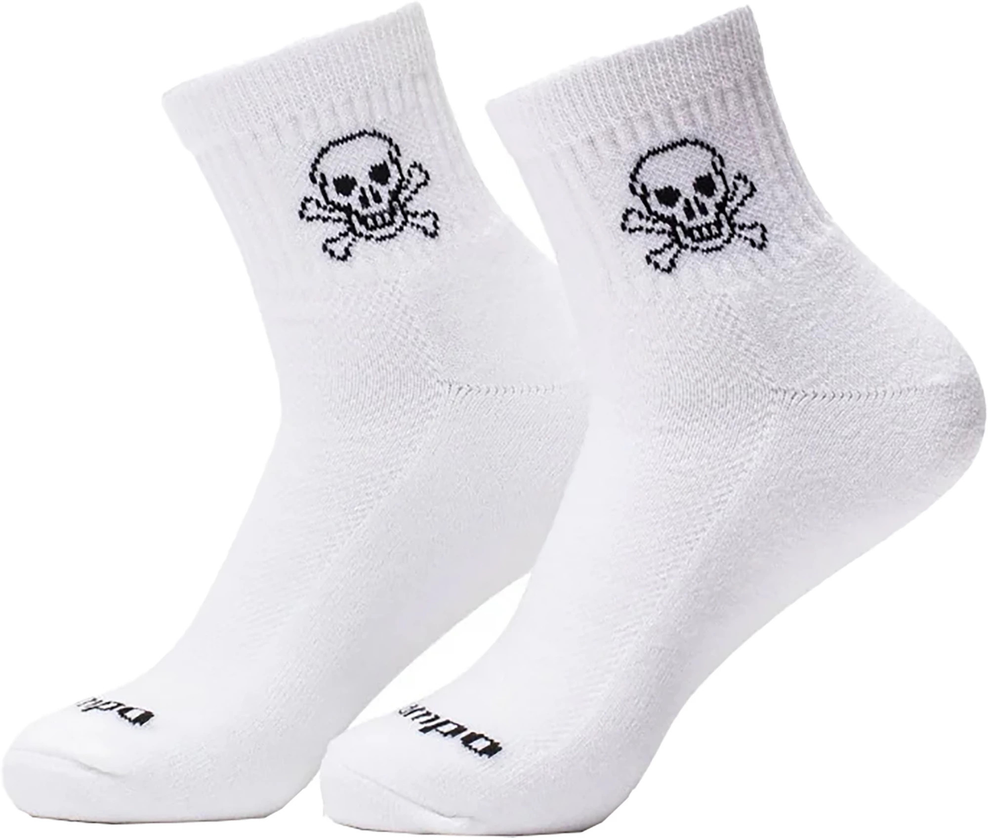 Del Campo Golf Men's Crossbones Golf Sock, Small/Medium, White/Black | DICK'S Sporting Goods