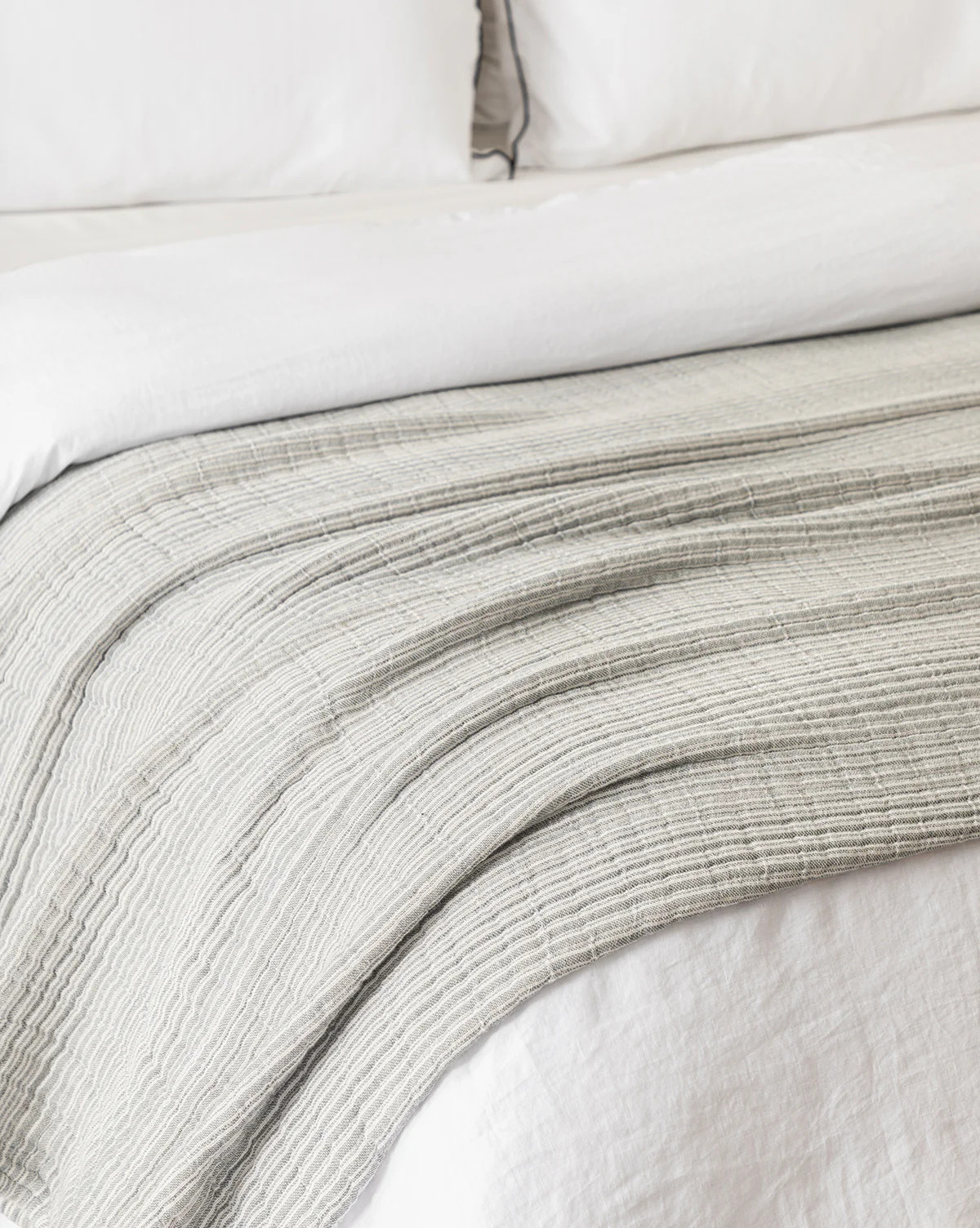 Hanson Striped Cotton Coverlet | McGee & Co. (US)