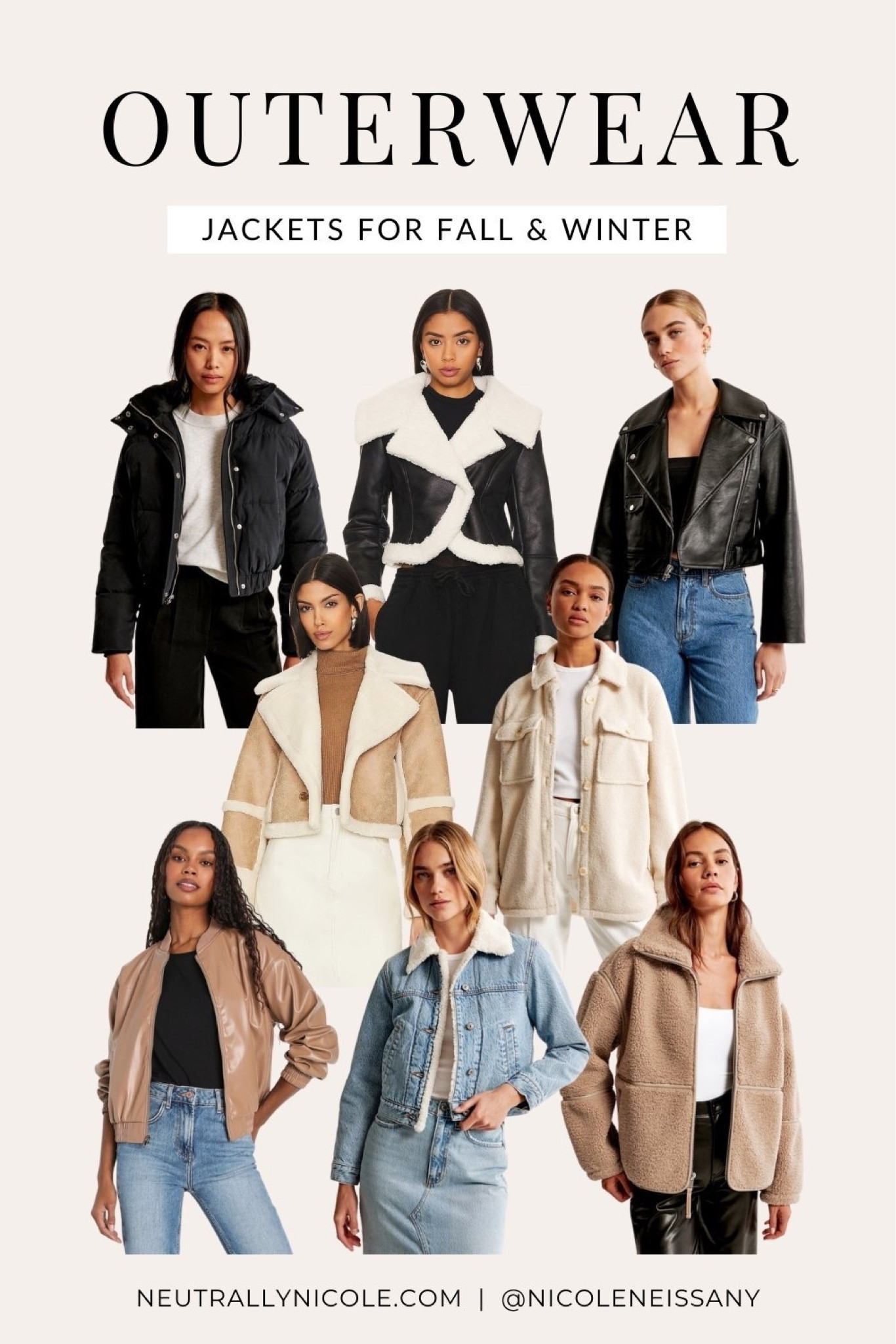 Chic jackets for fall & winter — some are on sale!

// fall jackets for women, winter jackets for women, fall fashion, fall outfit, fall outfits, fall trends, fall trends 2023, winter fashion, winter outfit, winter outfits, winter trends, winter trends 2023/2024, fall jacket, fall outerwear, winter jacket, winter outerwear, sherpa jacket, sherpa lined jacket, puffer jacket, quilted jacket, faux fur jacket, denim jacket, sherpa shacket, shirt jacket, leather jacket, bomber jacket, moto jacket, cropped jacket, Lulus, Revolve, Vici, Petal and Pup, Mango (11.11)

#liketkit #LTKstyletip #LTKtravel #LTKHoliday #LTKwedding #LTKparties #LTKfindsunder100 #LTKSeasonal #LTKfindsunder50 #LTKsalealert