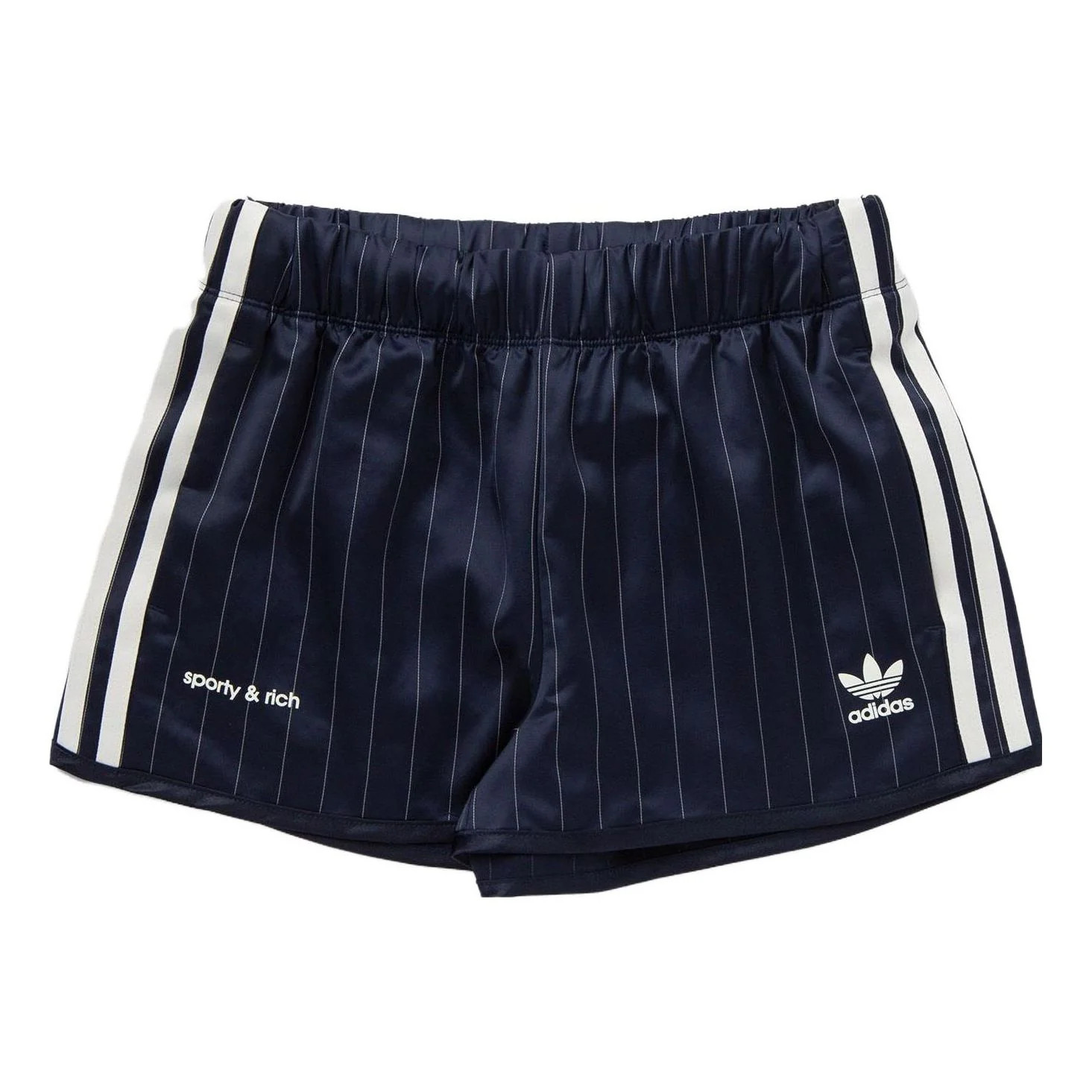(WMNS) adidas x Sporty & Rich Shorts 'Navy' IN5253 | KICKS CREW