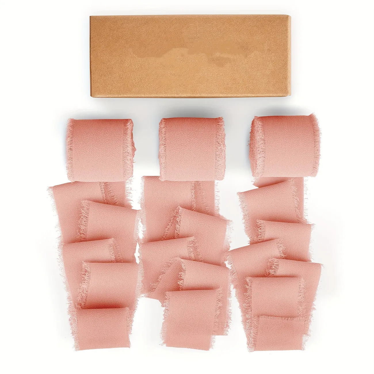 3rolls, Chiffon Ribbon Fringe Fabric Ribbon, Light Pink Ribbon, Handmade Wedding Bouquets Materia... | Temu Affiliate Program