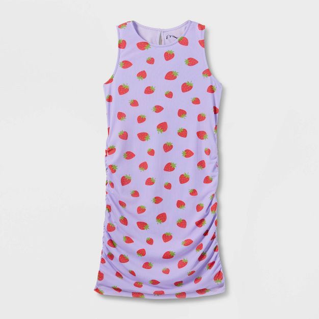 Girls' High Neck Mesh Dress - art class™ | Target