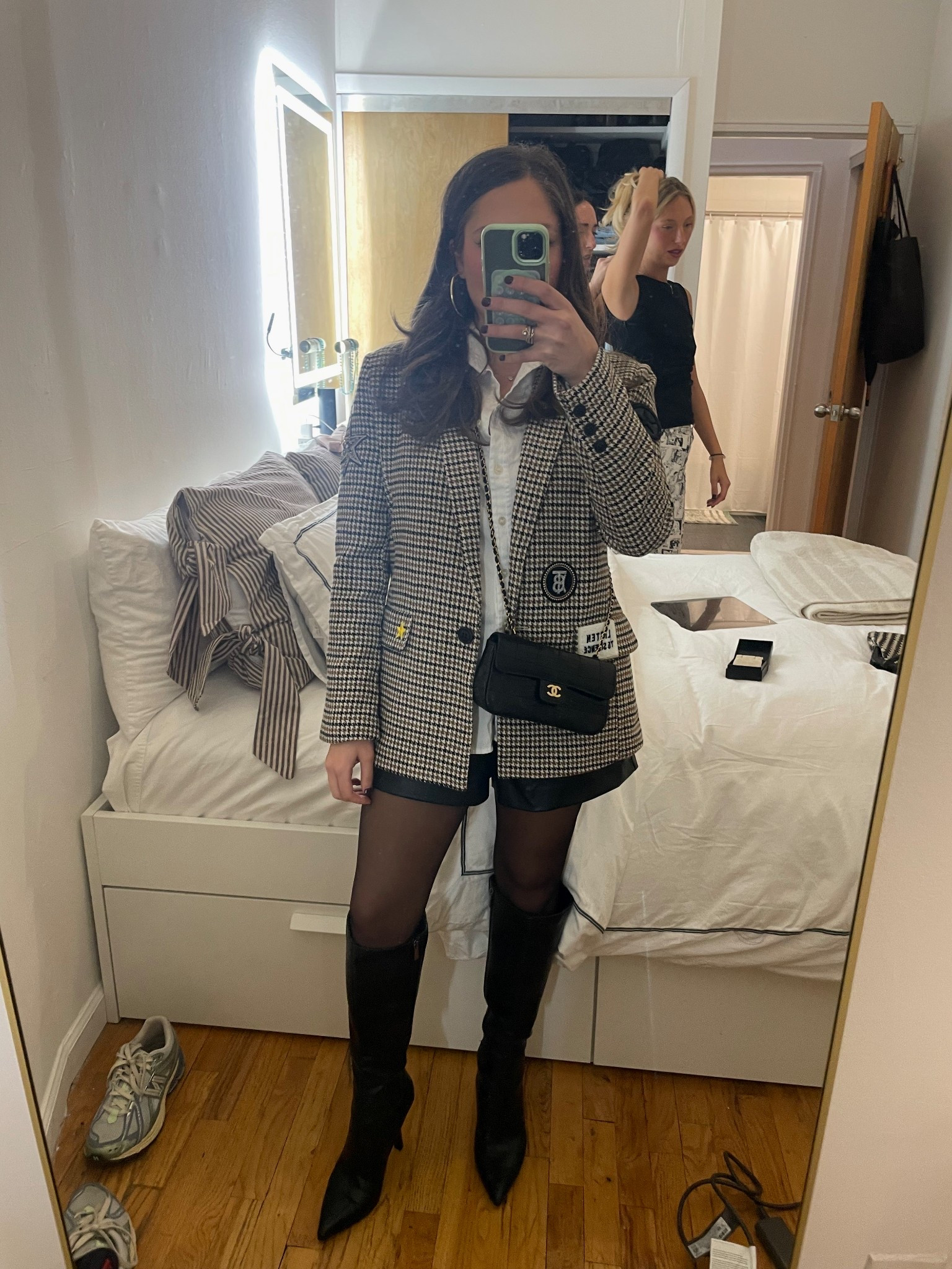 New blazer from Revolve and boots are Amazon !! 

#LTKCyberWeek #LTKSeasonal #LTKFindsUnder100