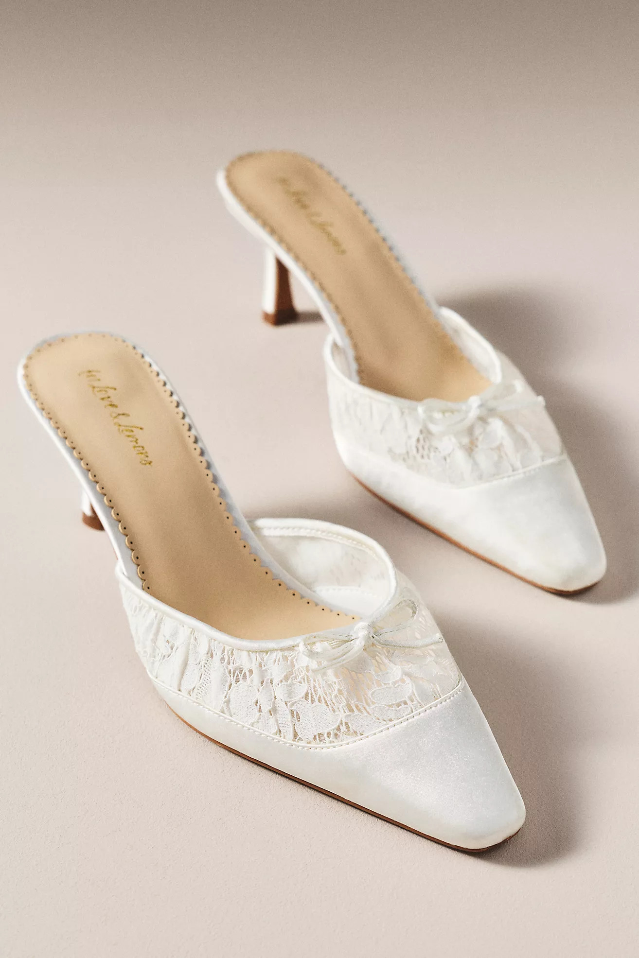 For Love & Lemons Beatrice Lace Mules | Anthropologie (US)