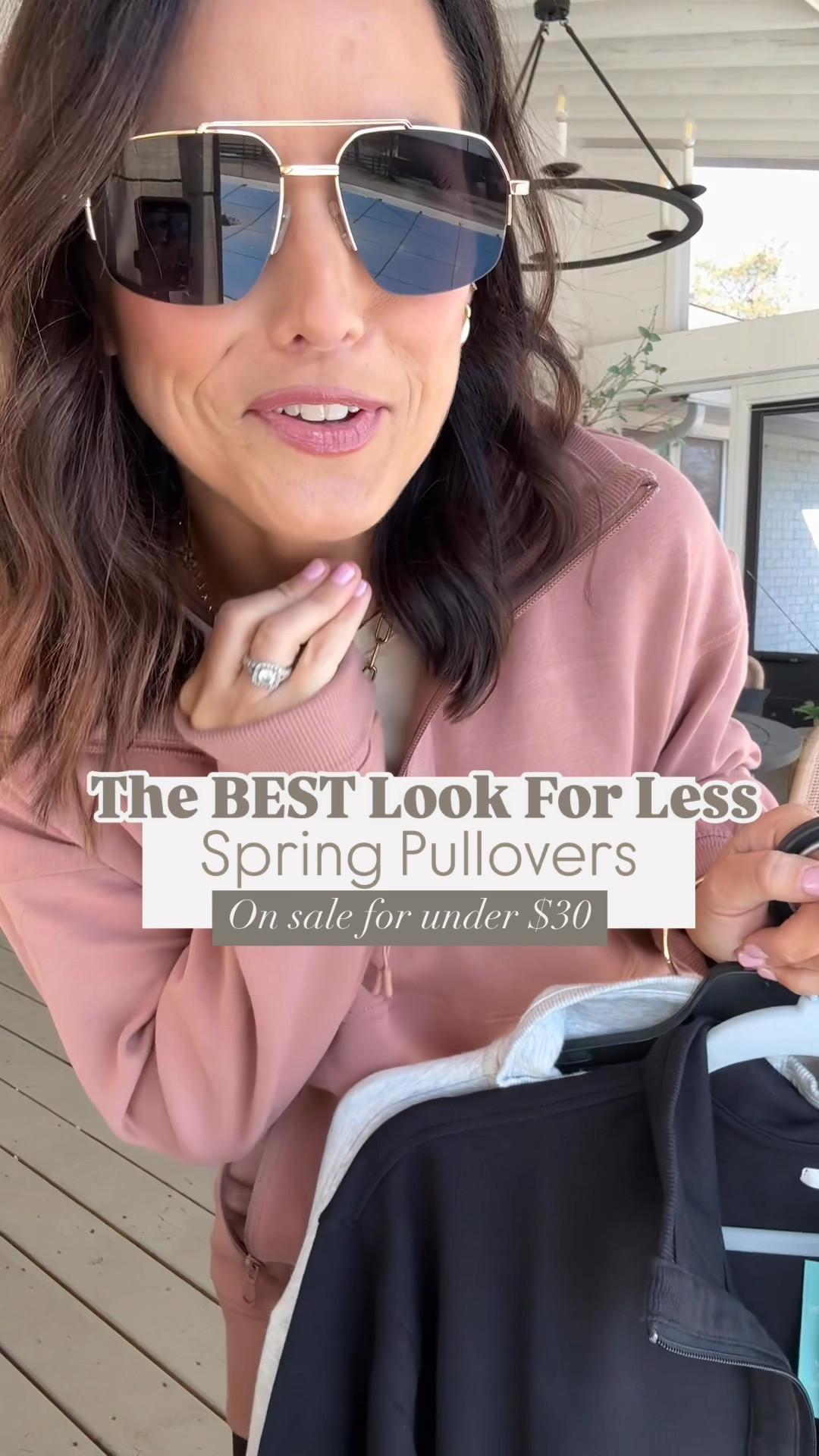 I’m Wearing a size small in the pullover, and Fits tts! Im 5’3 and its a great length for leggings for me and perfect for spring! 

#LTKSaleAlert #LTKFindsUnder50 #LTKActive