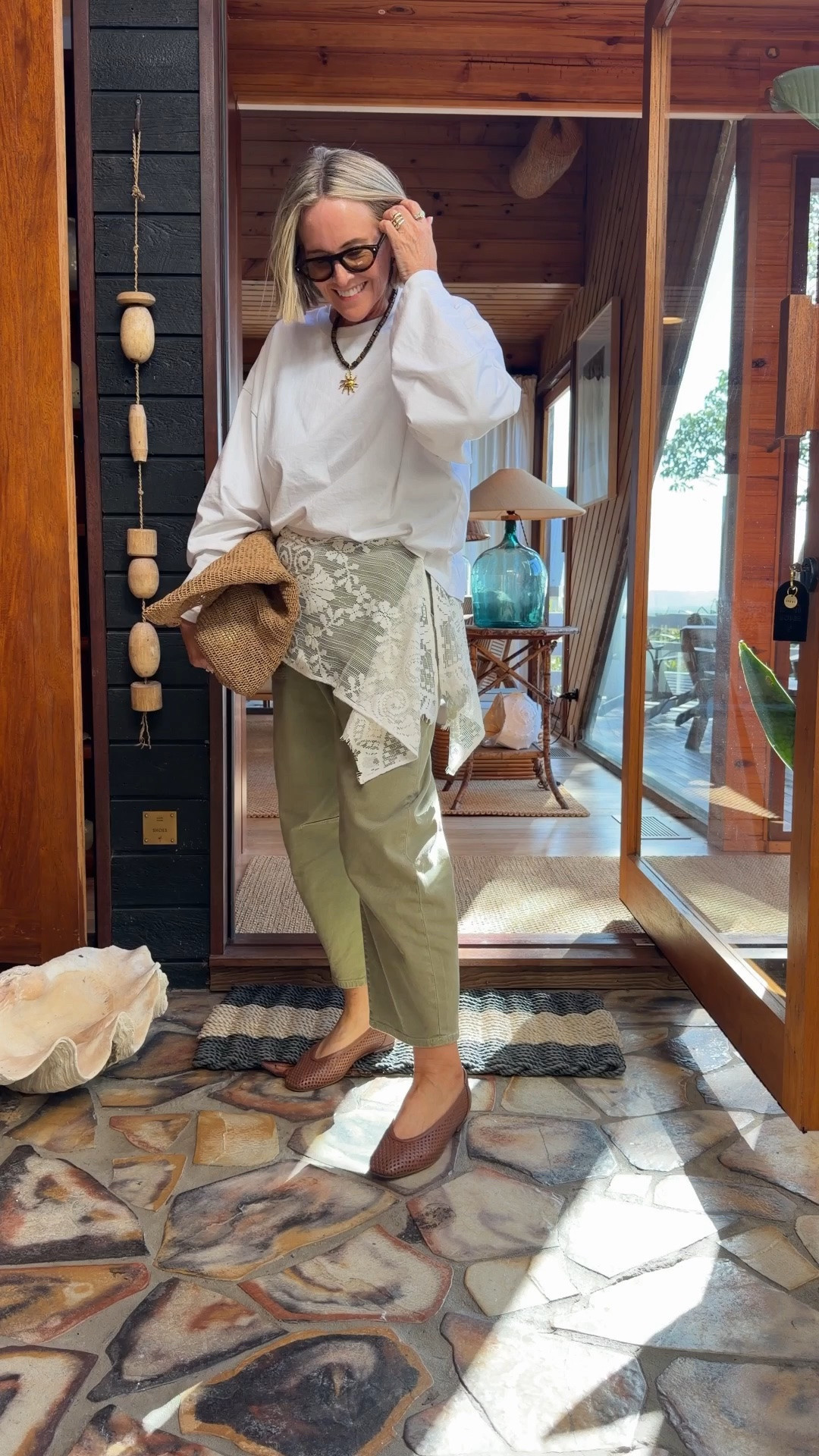 Island mini break: what I packed for September on North Stradbroke Island

✨ All shoes (except runners) FRANKIE4: code NIKKI20_SS26
✨ All necklaces: Briwok

Outfit 1
Top size S
Pants size 30
FRANKIE4 Pearson flats

Outfit 2: Saba (gifted)
Dress size 12
FRANKIE4 Anya sandals

Outfit 3:
IDA+S Andy pullover M (not linked)
IDA+S Talia pants XL (not linked)
(sitewide code NIKKI10)

Outfit 4:
Lululemon Jacket M (gifted)
Bike shorts AU12

Outfit: 5
Une Piece swimsuit size 12 (gifted - code IKNOWNIKKI) 

Outfit 6:
Shirt size M
Alemais Dolly Shorts (not linked) size 10
FRANKIE4 Pearson flats

Outfit 7: Jag (gifted)
Shirt and short size 12
FRANKIE4 Micah slides

#LTKaustralia #LTKover50style #LTKspring