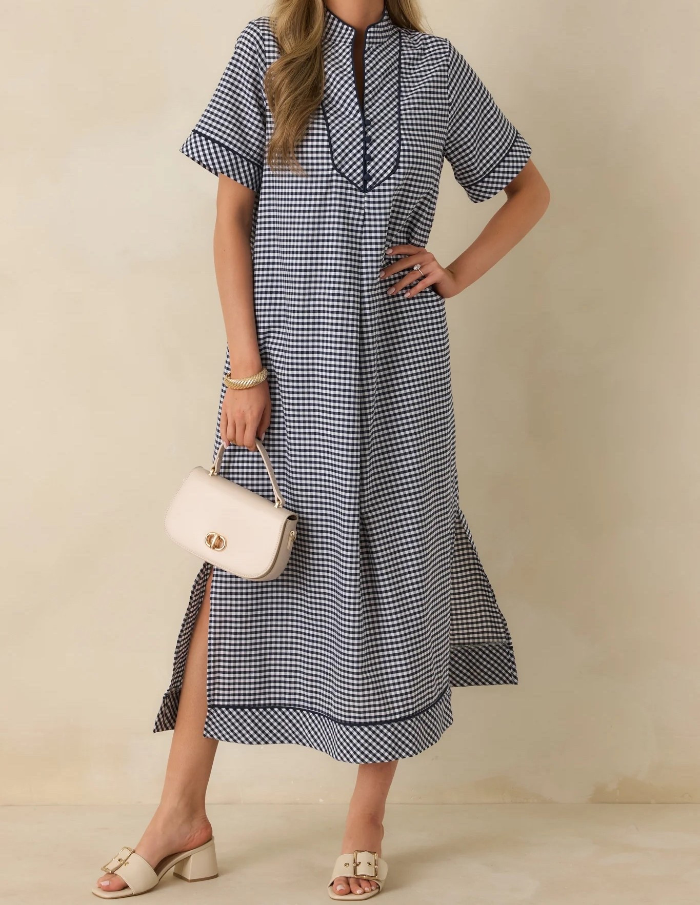Love this blue and white midi length dress! Ready for summer! 

#LTKWedding #LTKSeasonal #LTKOver40