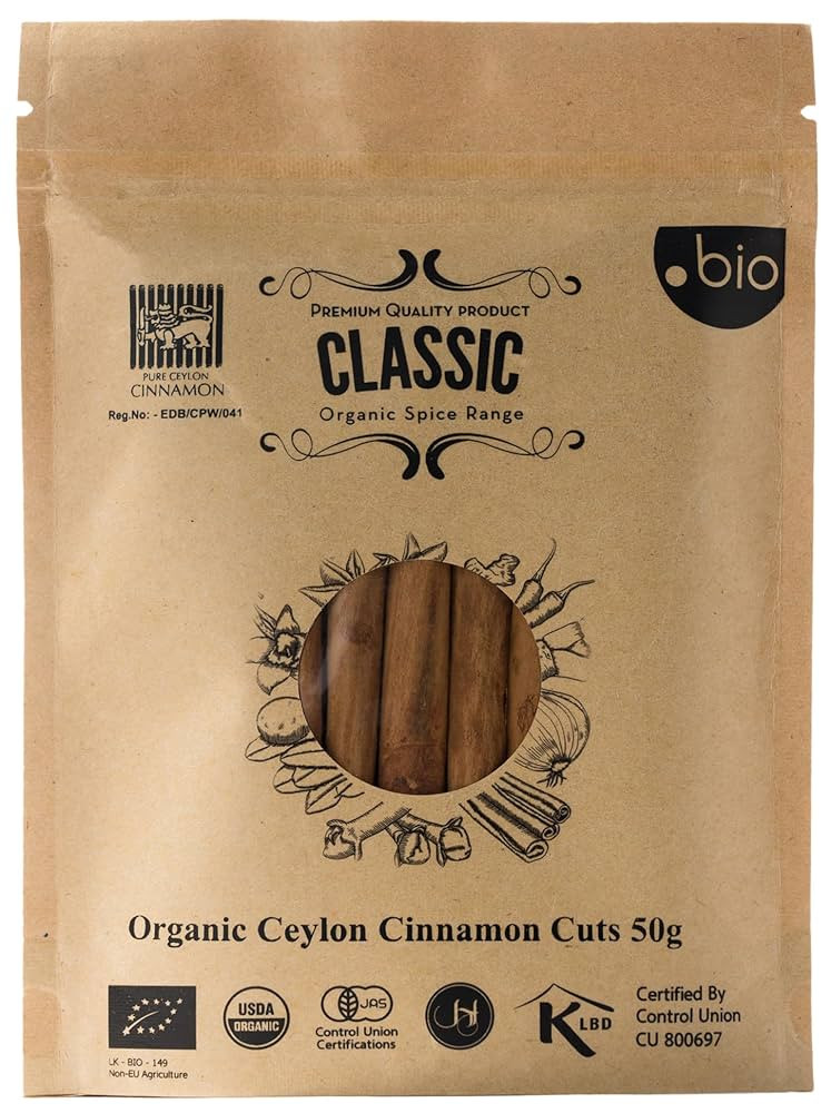 Organic Ceylon Cinnamon Sticks | USDA Certified Organic |100% Ceylon Cinnamon | Premium Quality T... | Amazon (US)