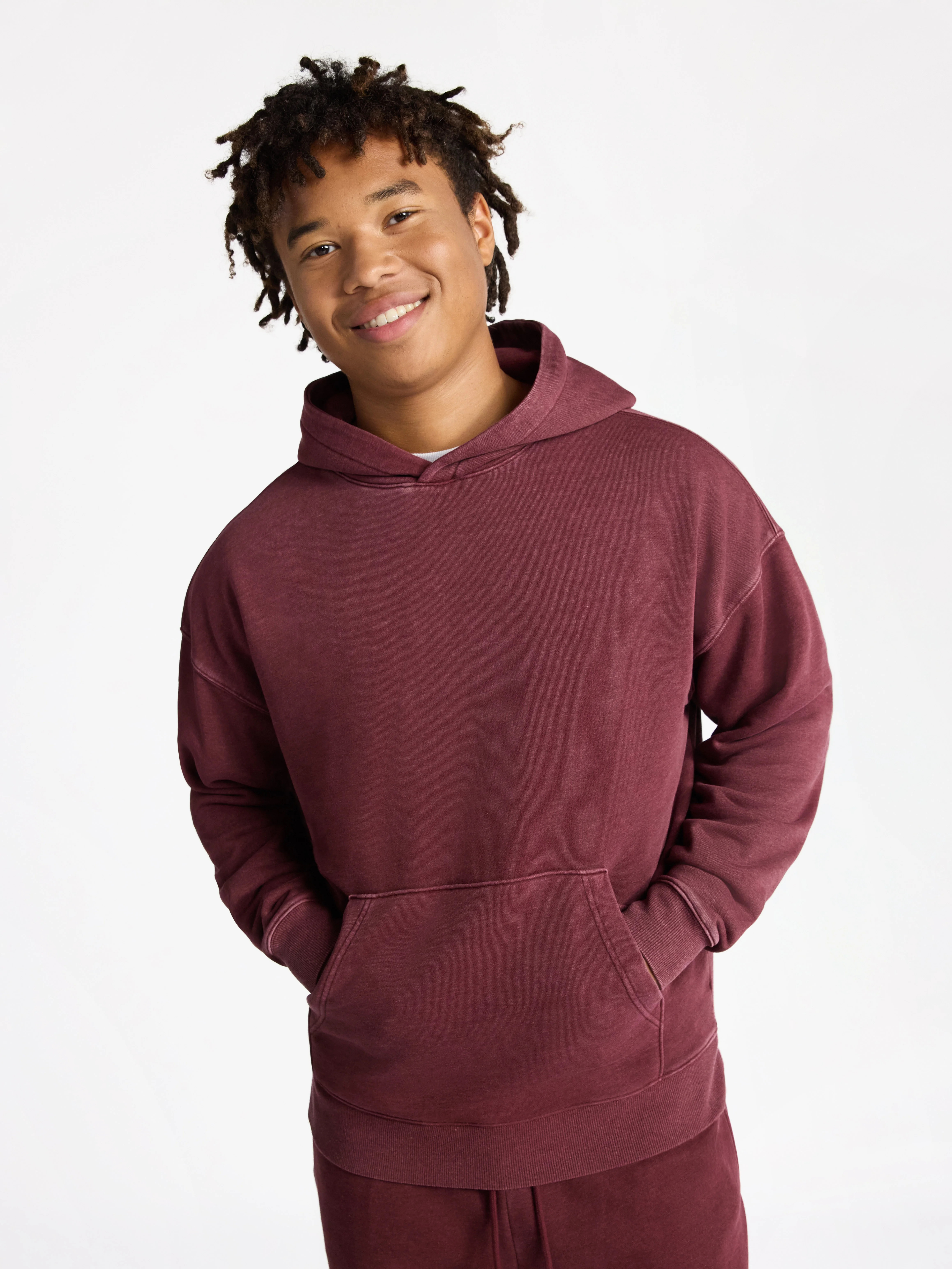 No Boundaries Oversized Hoodie with Long Sleeves, Men's & Big Men's | Walmart (US)