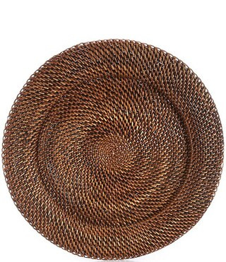 Southern Living Nito Basketweave Round Charger | Dillard's | Dillard's
