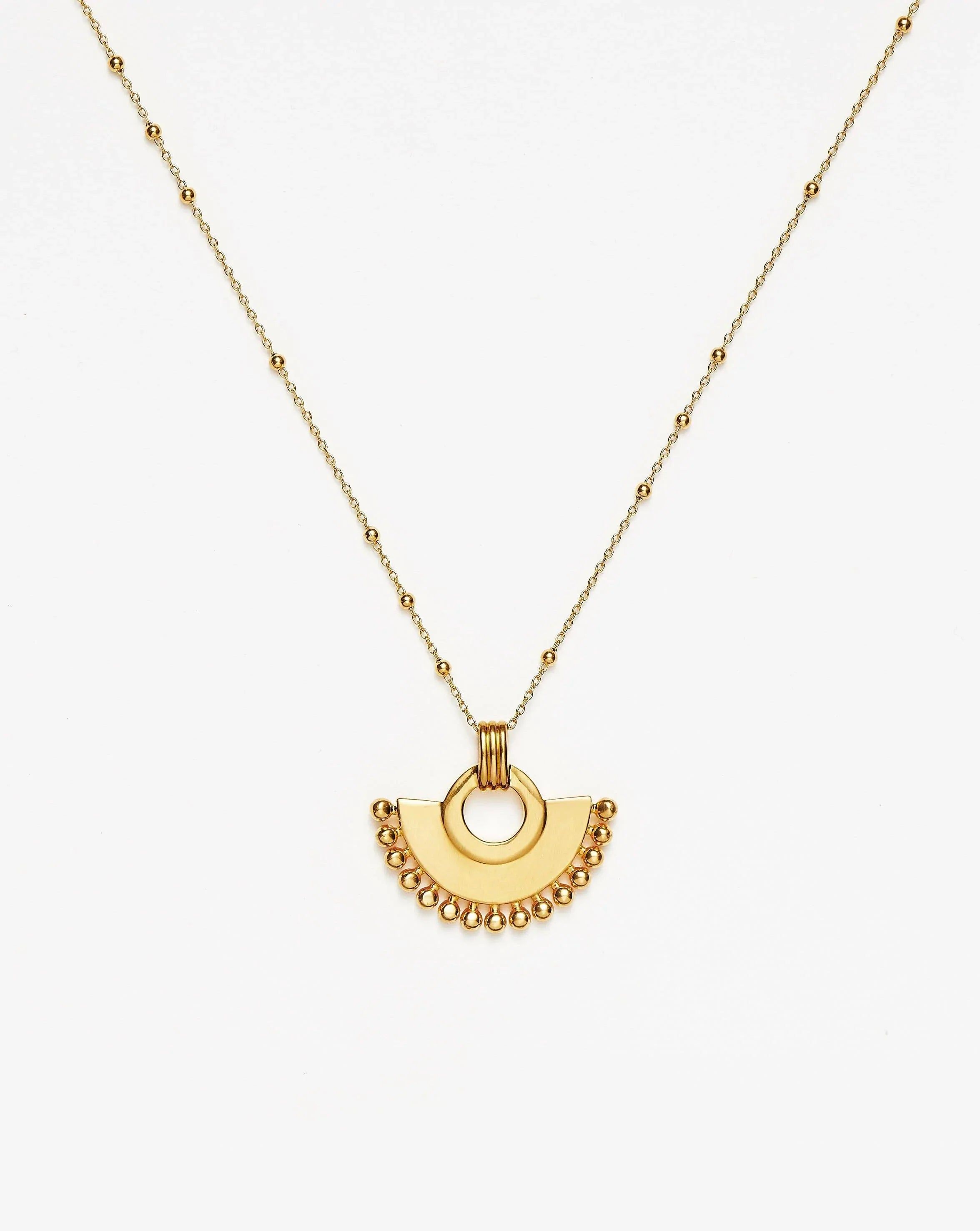 Zenyu Fan Necklace | 18ct Gold Plated | Missoma