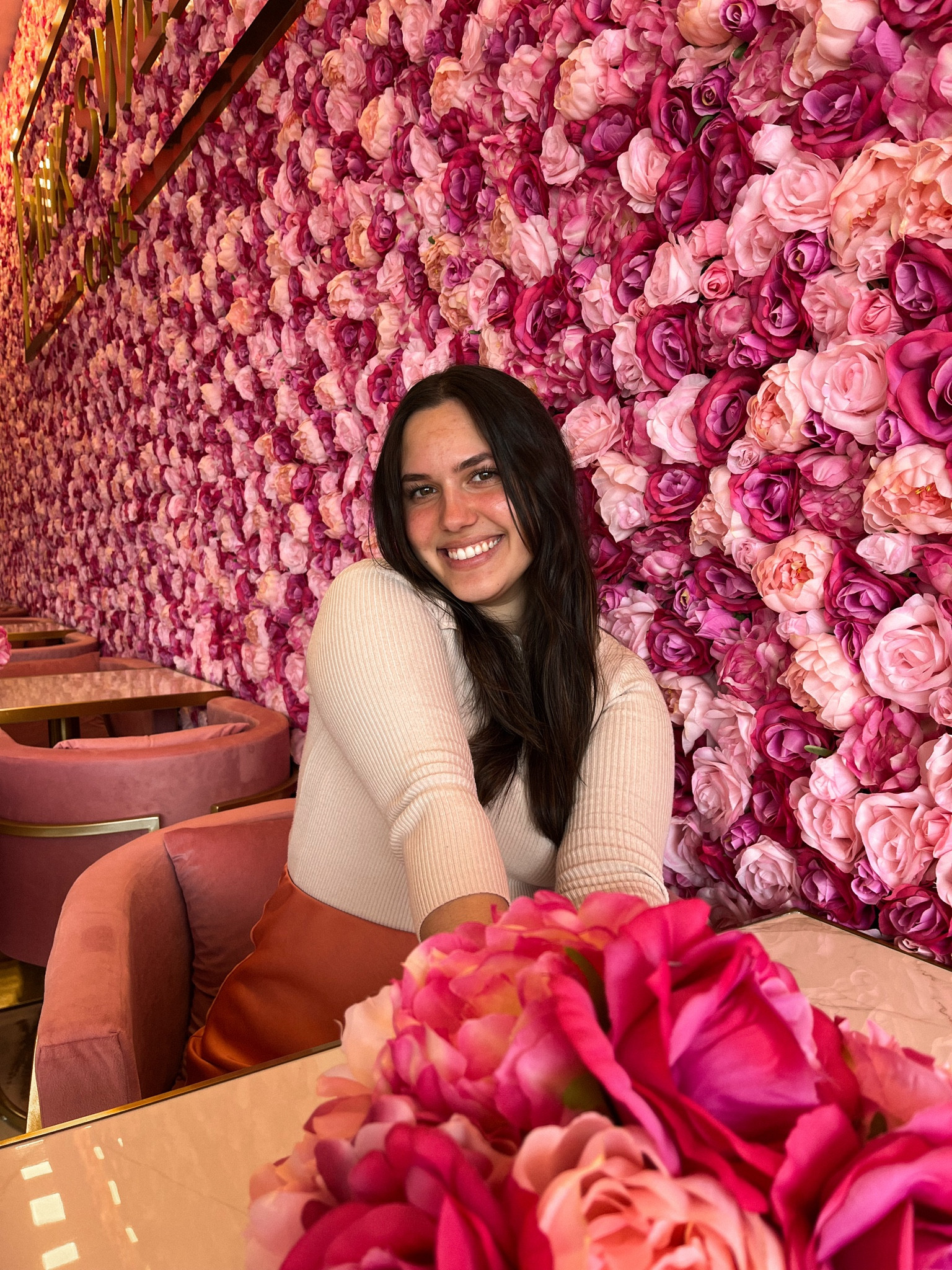cute spring outfit 🌸 ☁️ silk skirt and cream cutout top!! :)

#LTKU #LTKSeasonal #LTKSummerSales
