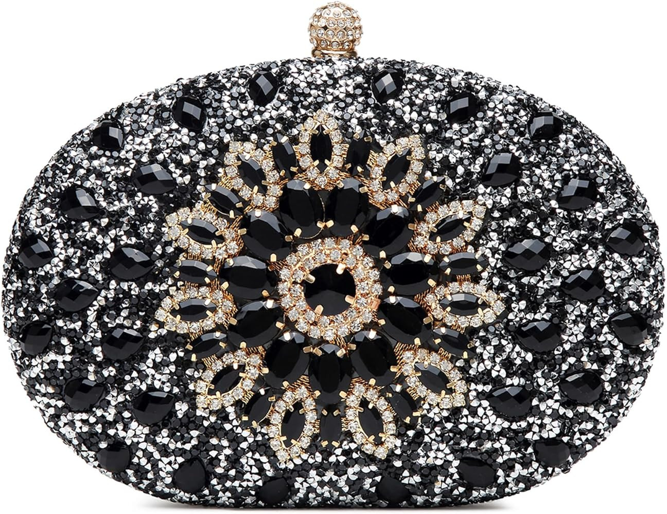 Women's Evening Bags Sparkly Rhinestone Clutch Purses Luxury Handbags | Amazon (US)