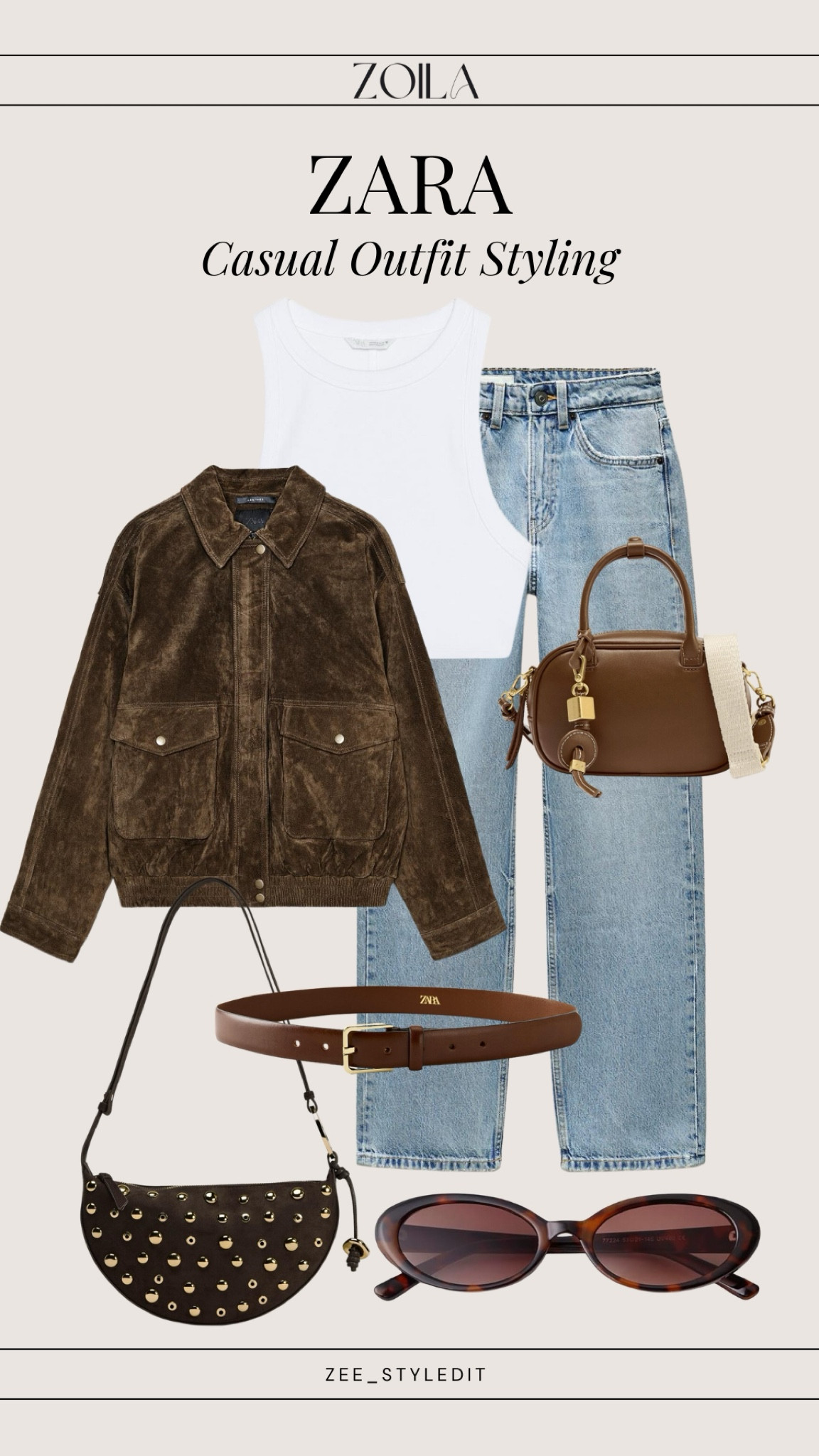 Zara suede jacket styling 🤌🏻

#LTKU #LTKStyleTip #LTKSeasonal