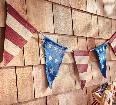 Liberty Burlap Party Banner | Pottery Barn (US)