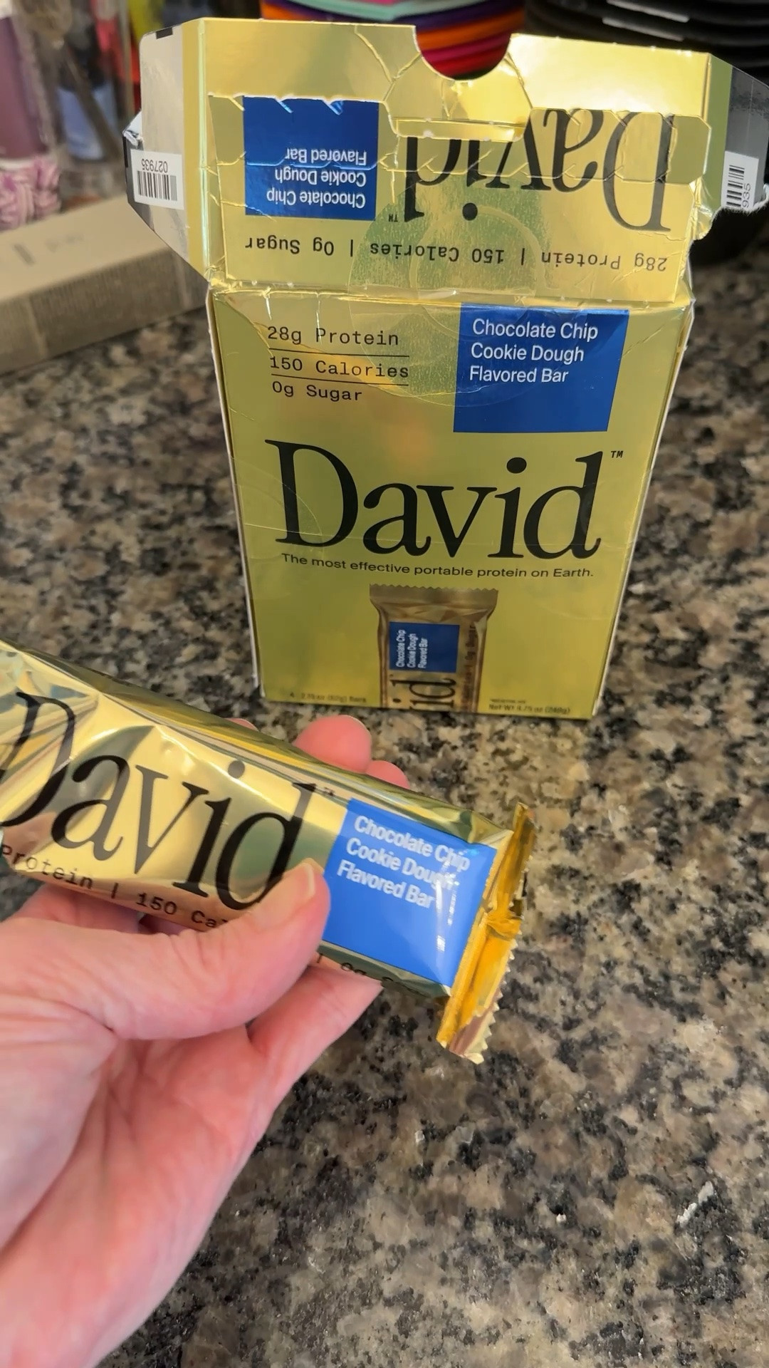 Chocolate Chip Cookie Dough Protein Bar

My go-to protein bar when I need something quick, filling, and actually delicious. The chocolate chip cookie dough flavor tastes like a treat while helping me stay on track with my protein goals. Perfect for busy days, post-workout, travel, or keeping in your bag when hunger hits.