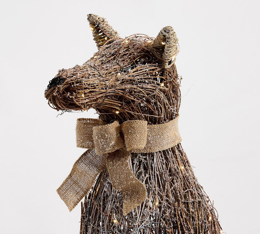 Lit Rattan Fox | Pottery Barn (US)