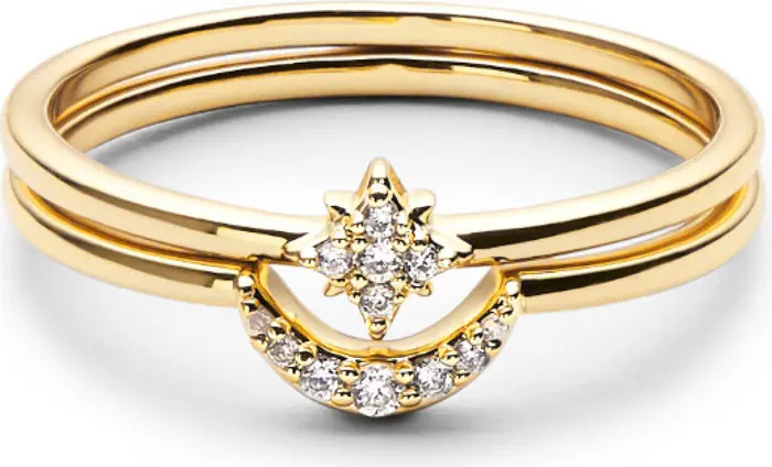 Moon and Star Rings - Sky Set | Nordstrom