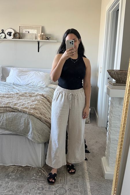 So excited for the spring and summer so I can wear this cute outfit 🤭 wearing a size S tank and pants

#springcapsulewardrobe #summercapsulewardrobe #targetfinds

#LTKfindsunder50 #LTKSeasonal