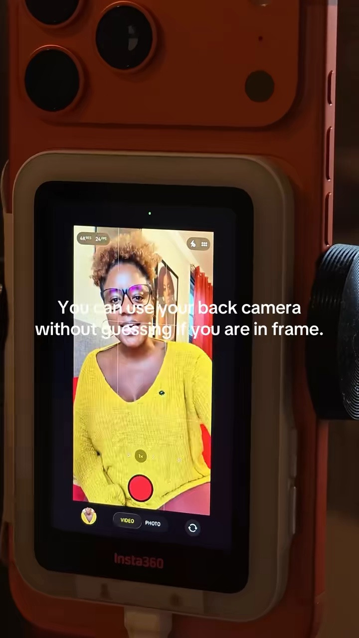 Capture selfies with perfect lighting!