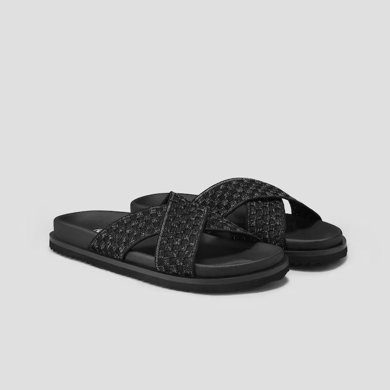 Criss Cross Straps Slides (Natalia) | VIVAIA